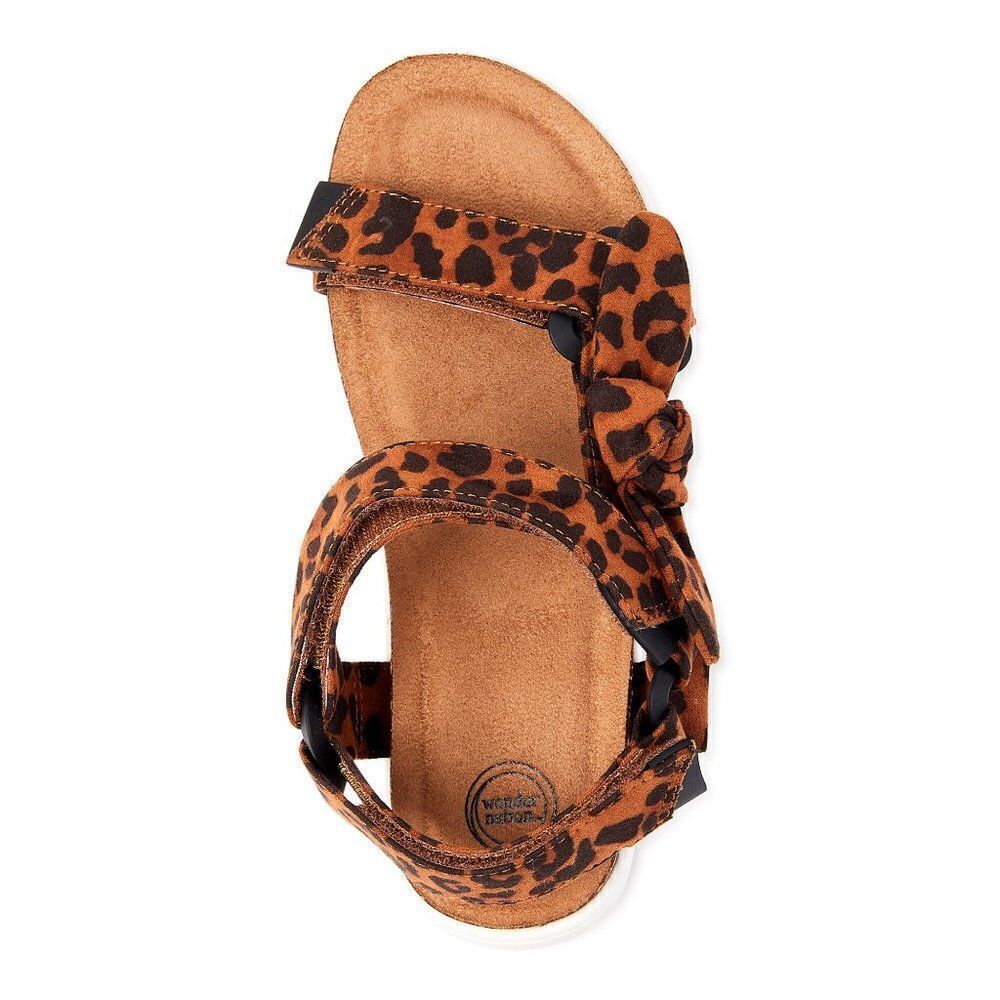 Leopard Flatform Sandals - Picture 4 of 9